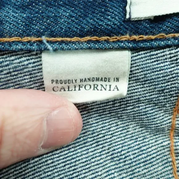 Taylor Stitch Jeans SZ 33 White Oak Coan Raw Denim Slim MiUSA Utility Durable - Picture 7 of 16